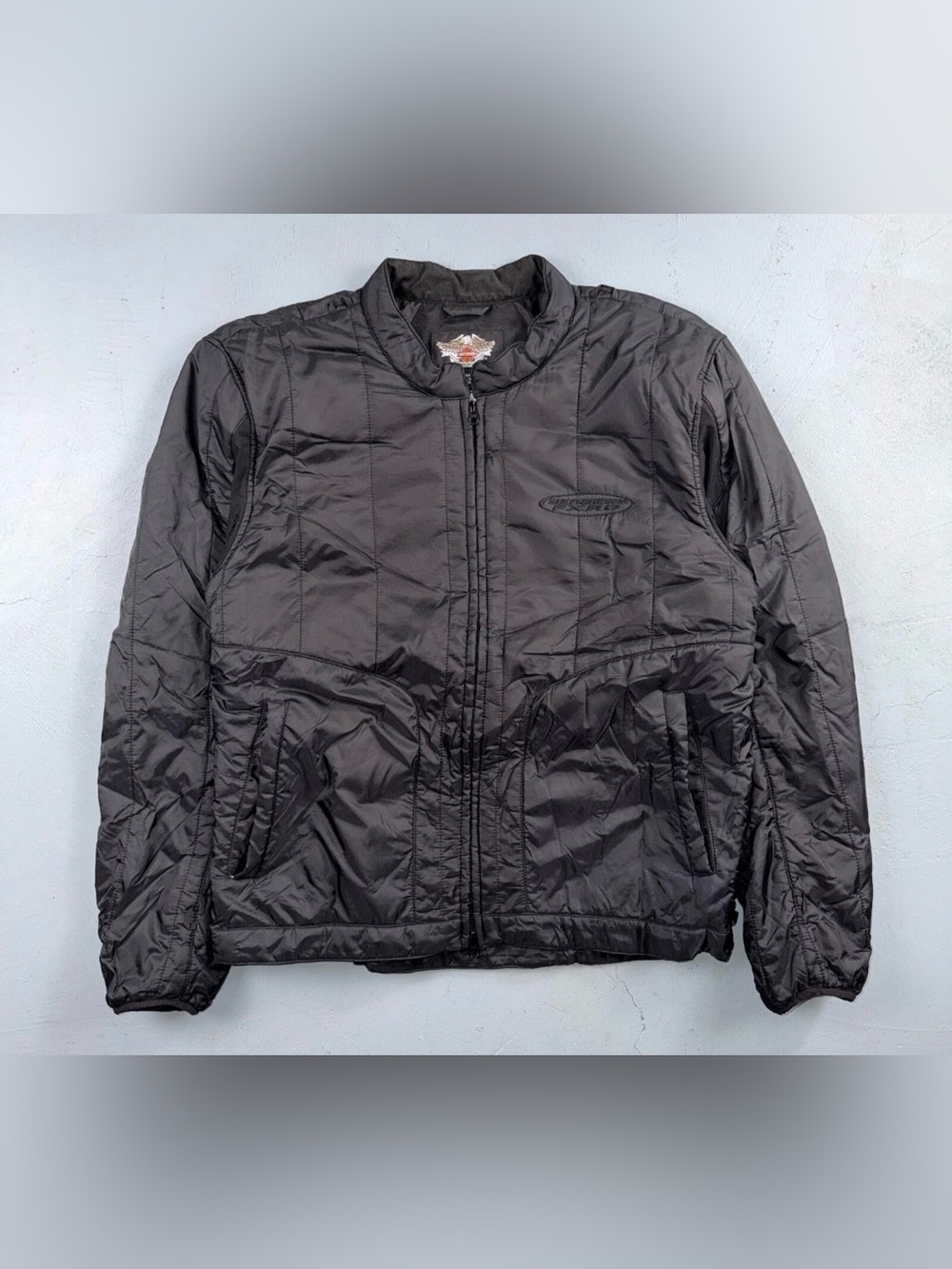 Harley-Davidson FXRG Men’s XL Puffer Jacket Liner Black